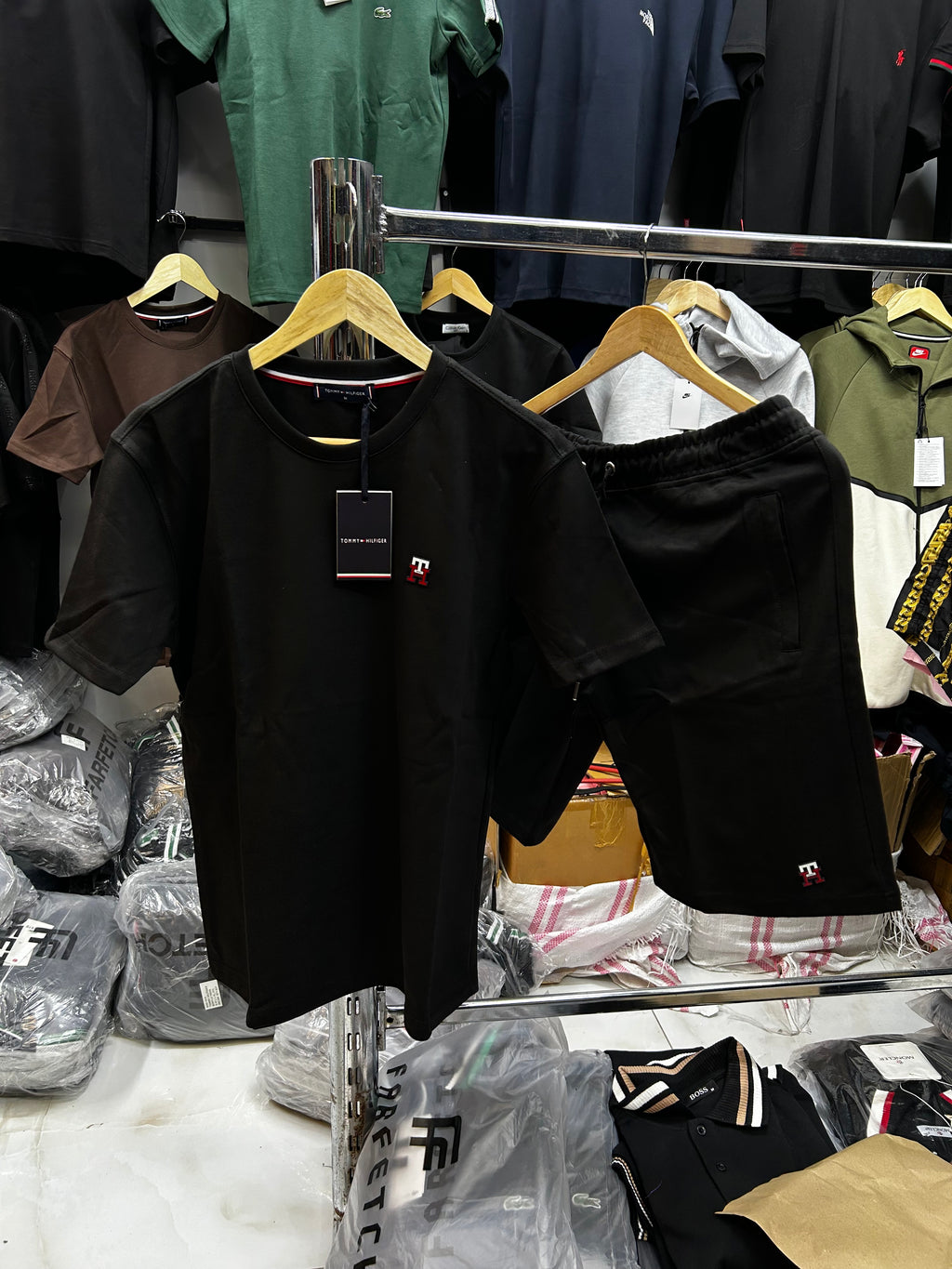 Tommy Hilfiger Black Summer Set