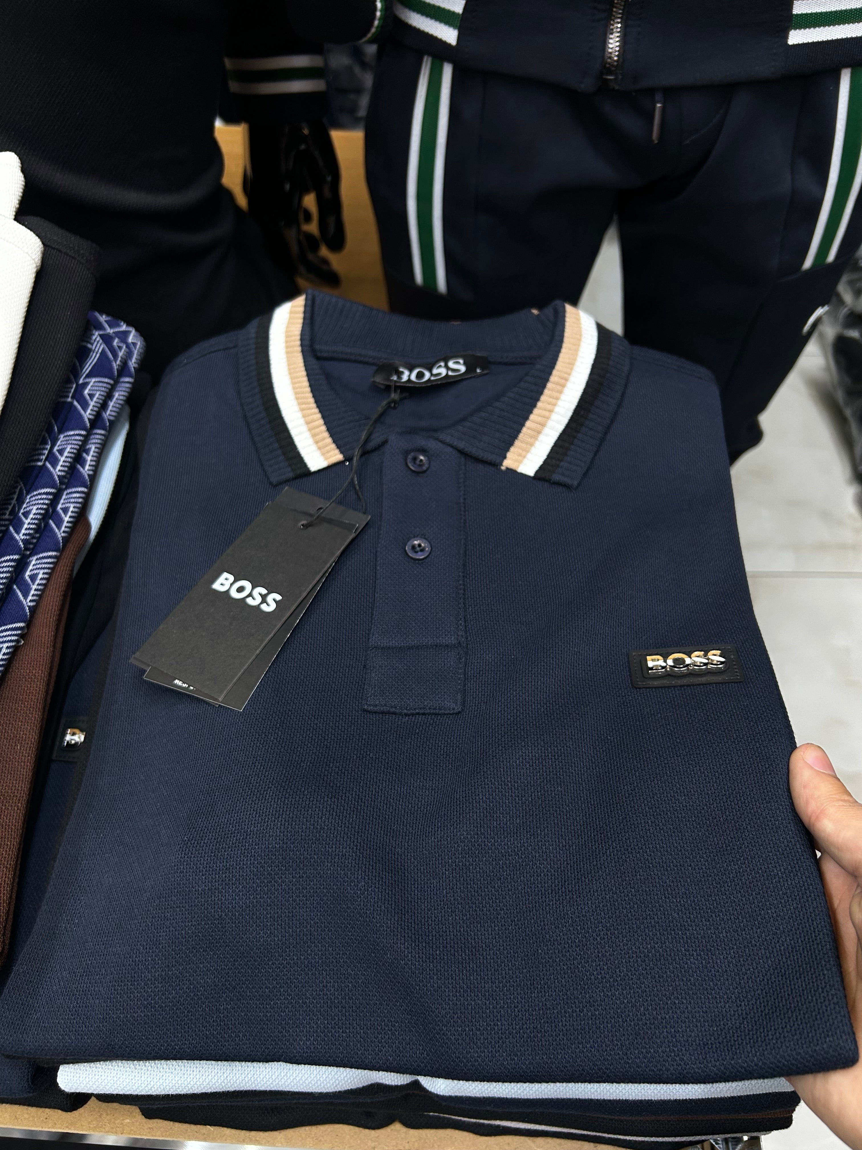 Boss Blue Polo T-Shirt
