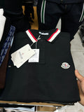 Moncler Black Polo T-Shirt