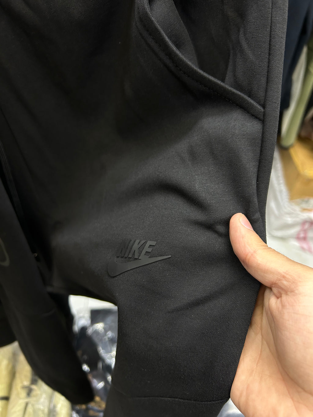 Nike Techfleece Black-Complet