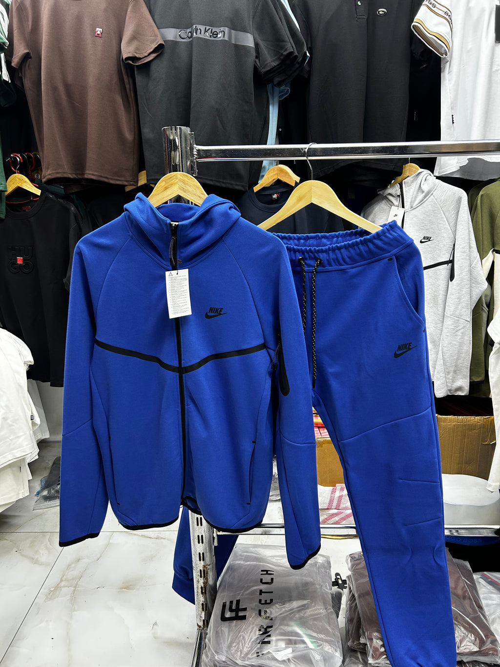 Nike Tech Fleece Blue Tracksuit