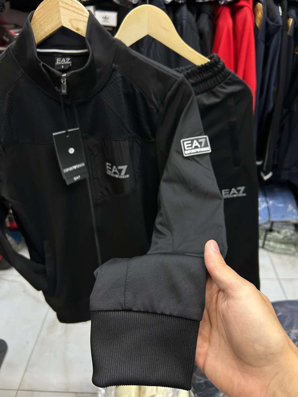 Emporio Armani Licra Tracksuit-Complet