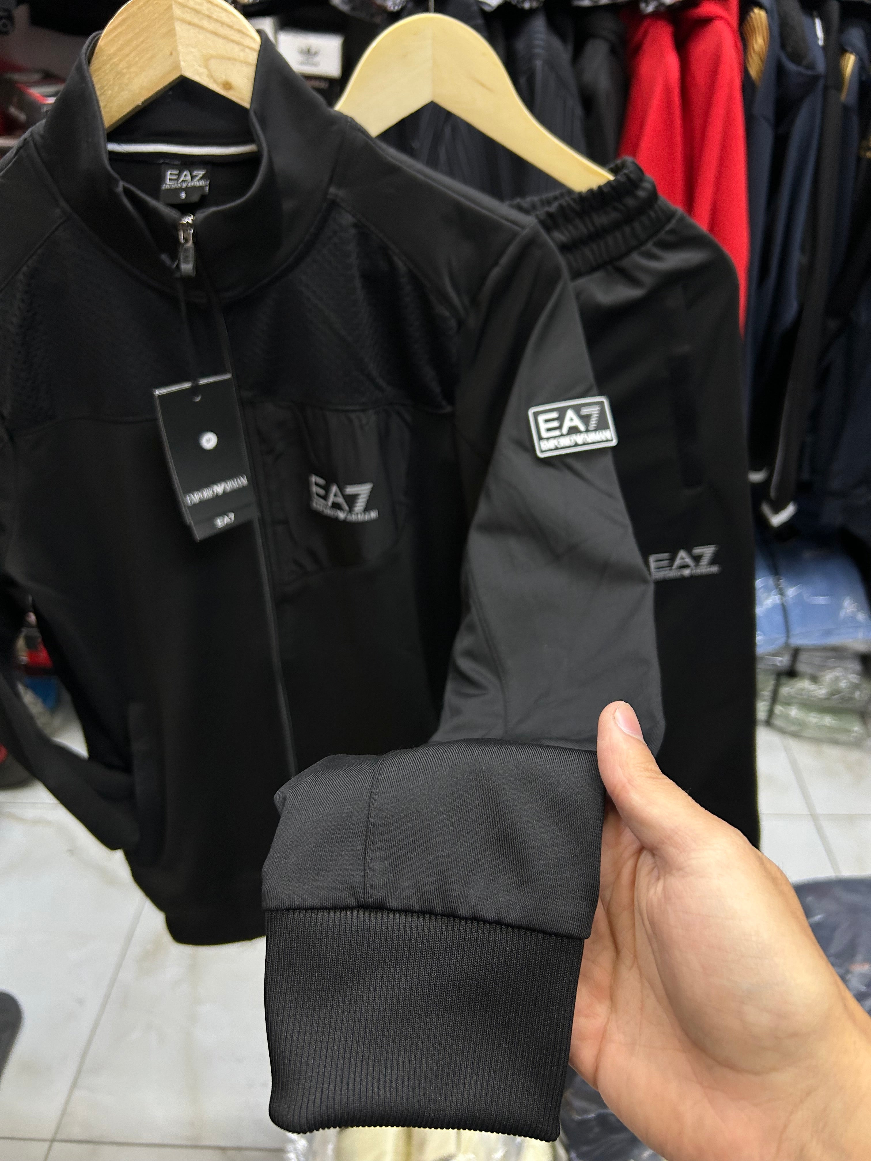 Emporio Armani Licra Tracksuit-Complet