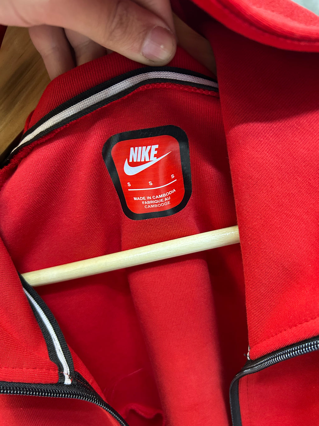Nike Tech Fleece Red Tracksuit