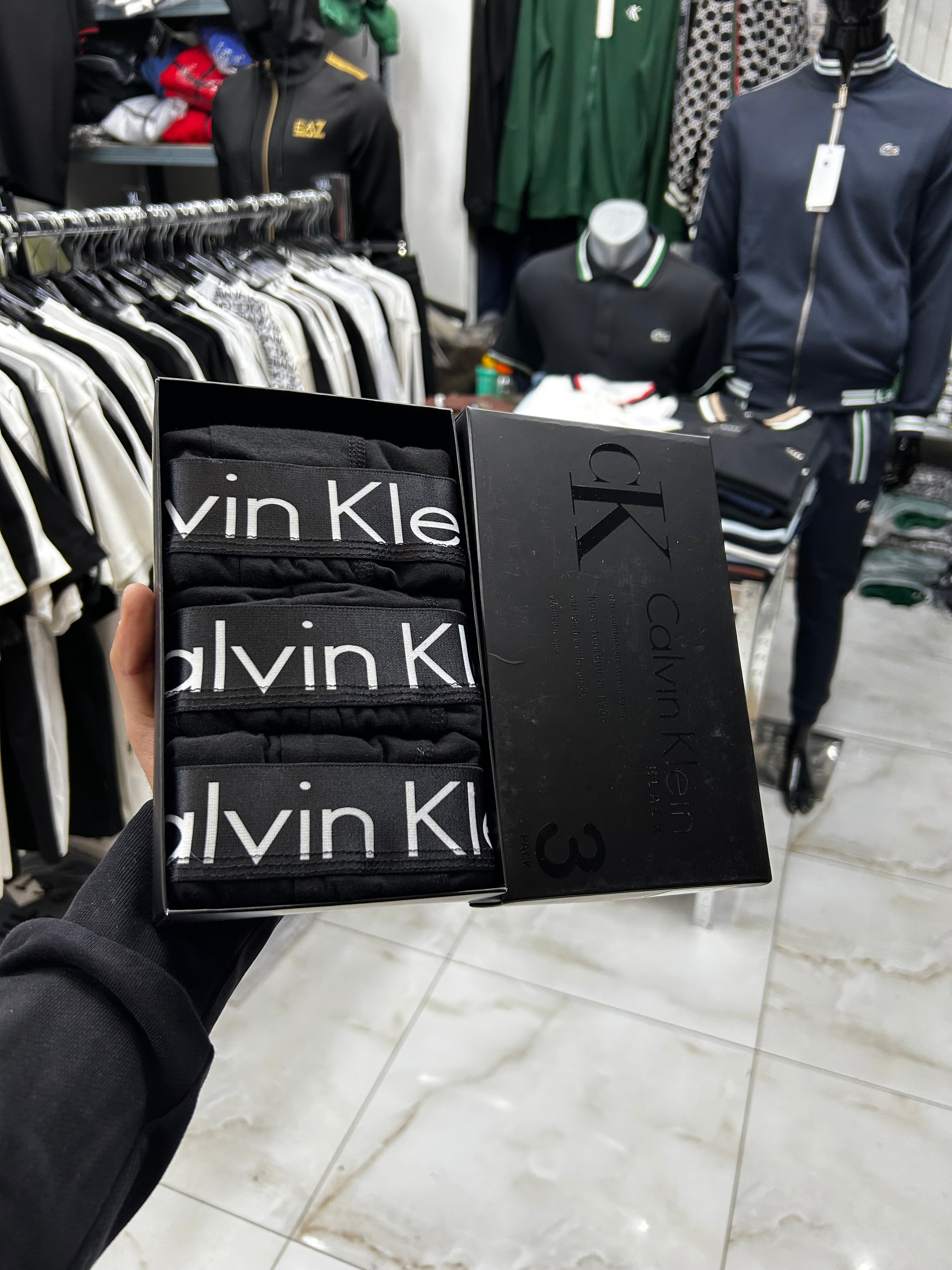 Calvin Klein Black Boxer-3pcs