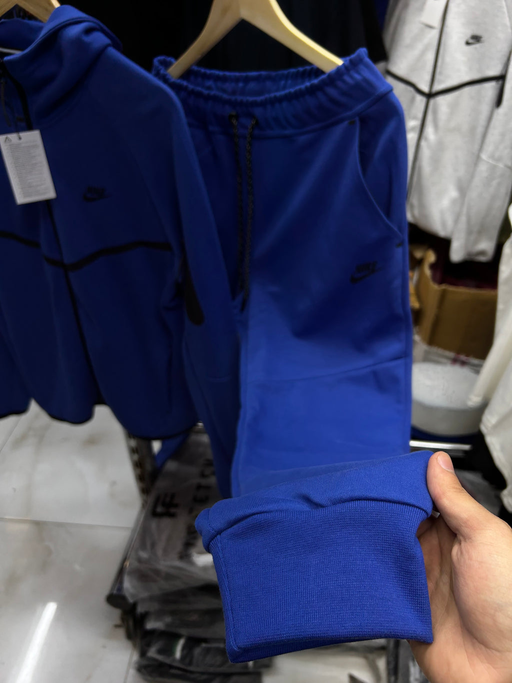 Nike Tech Fleece Blue Tracksuit