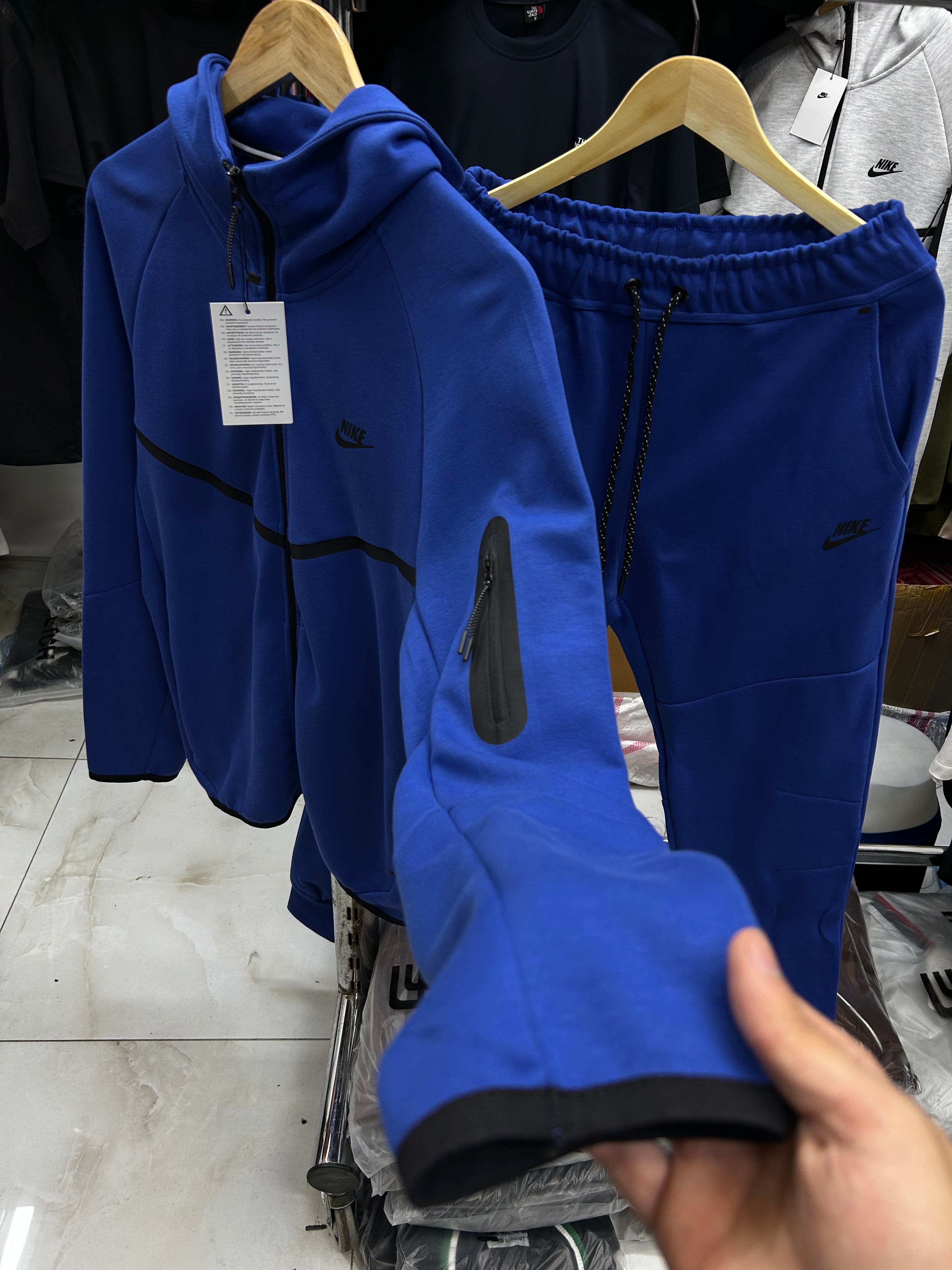 Nike Tech Fleece Blue Tracksuit