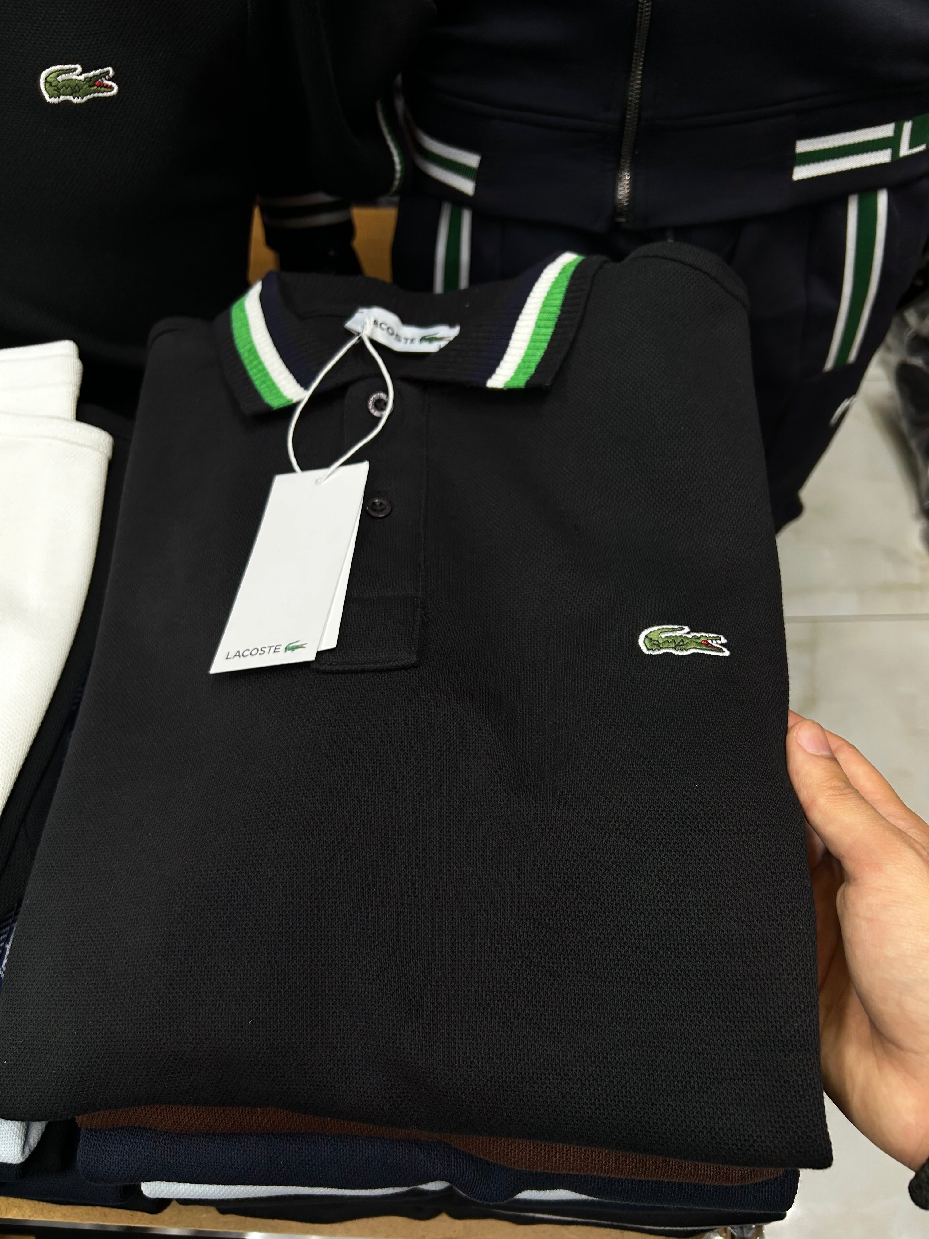 Lacoste Black Polo T-Shirt