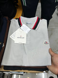 Moncler Grey Polo T-Shirt
