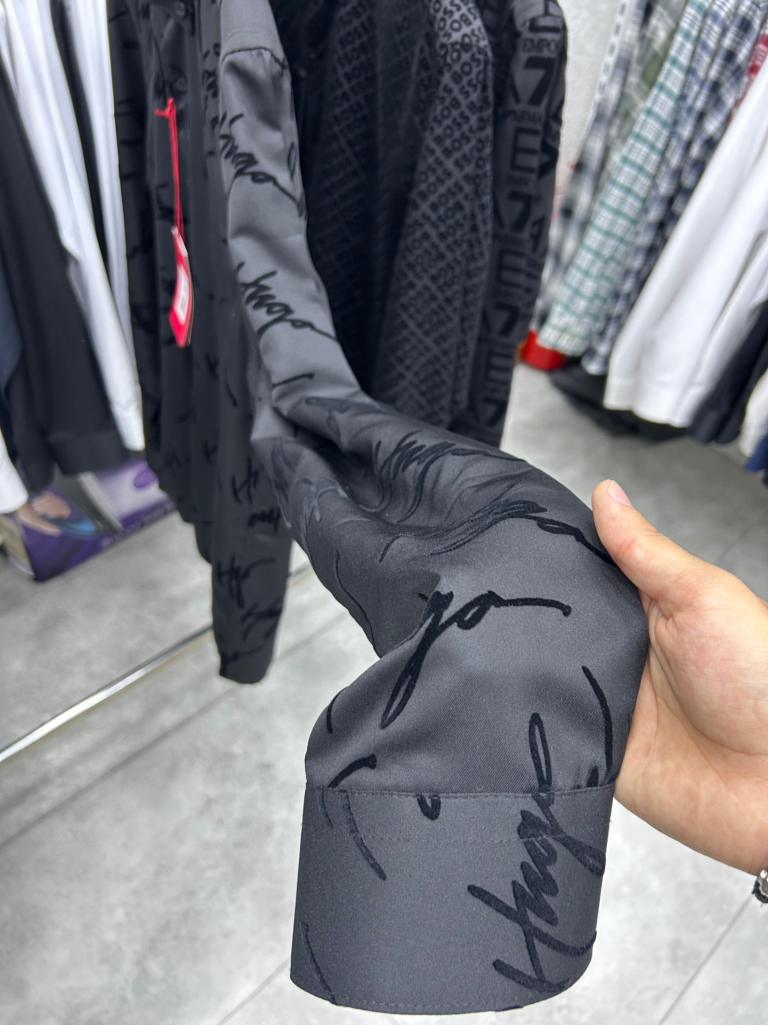 Hugo Designer Shirt-Black
