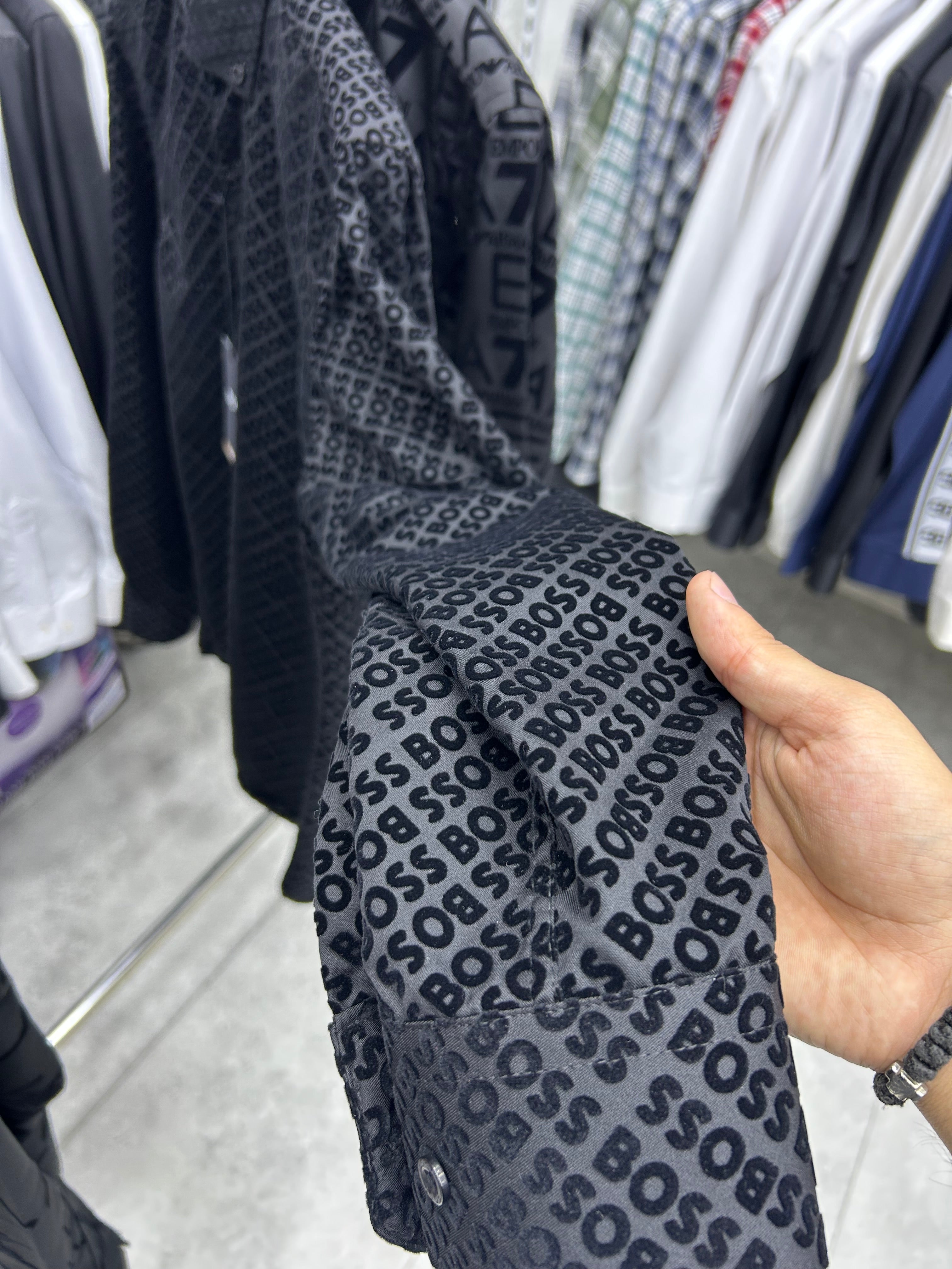 Boss Designer Shirt-Black