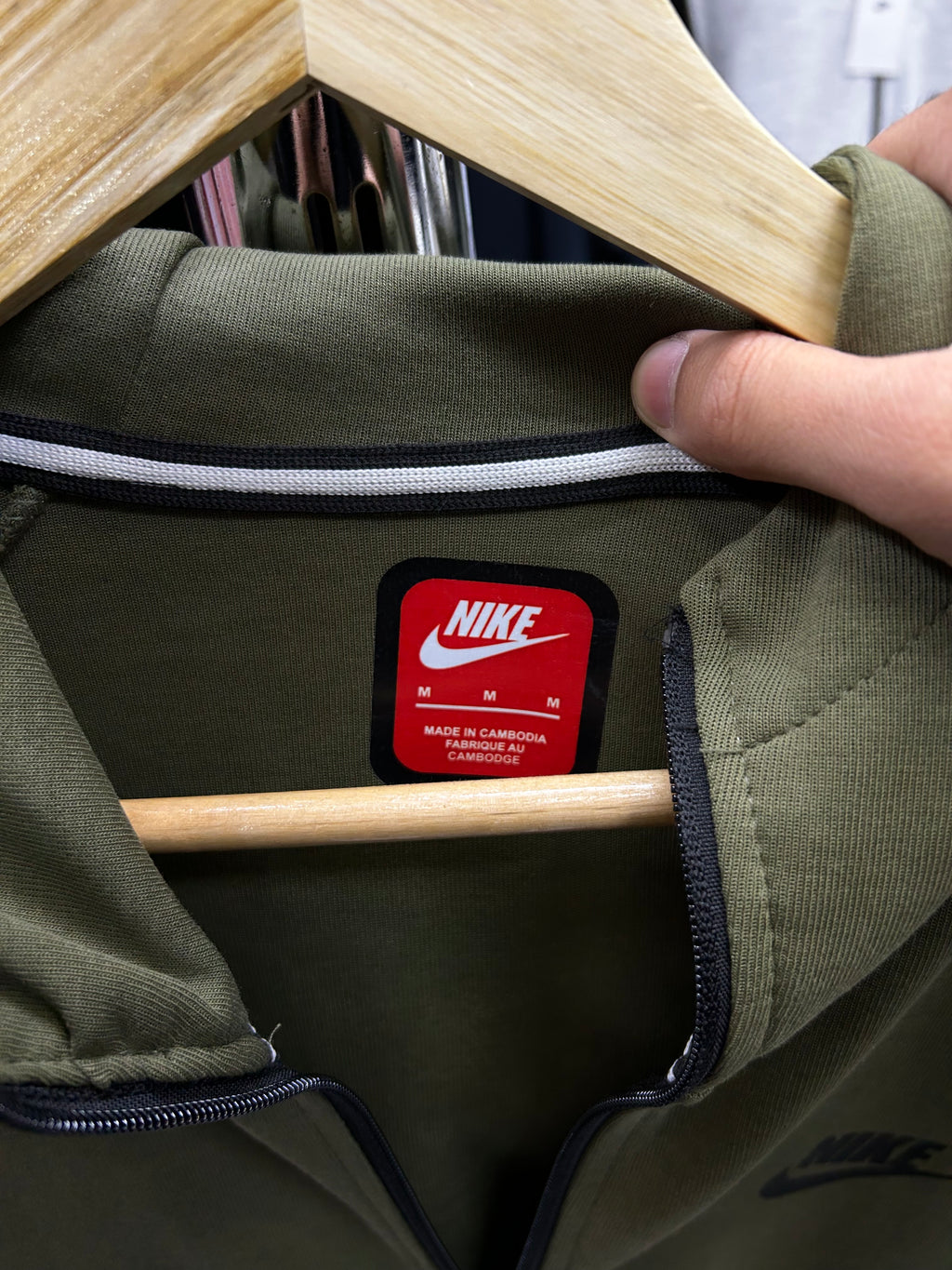 Nike Tech Fleece Olive Tracksuit