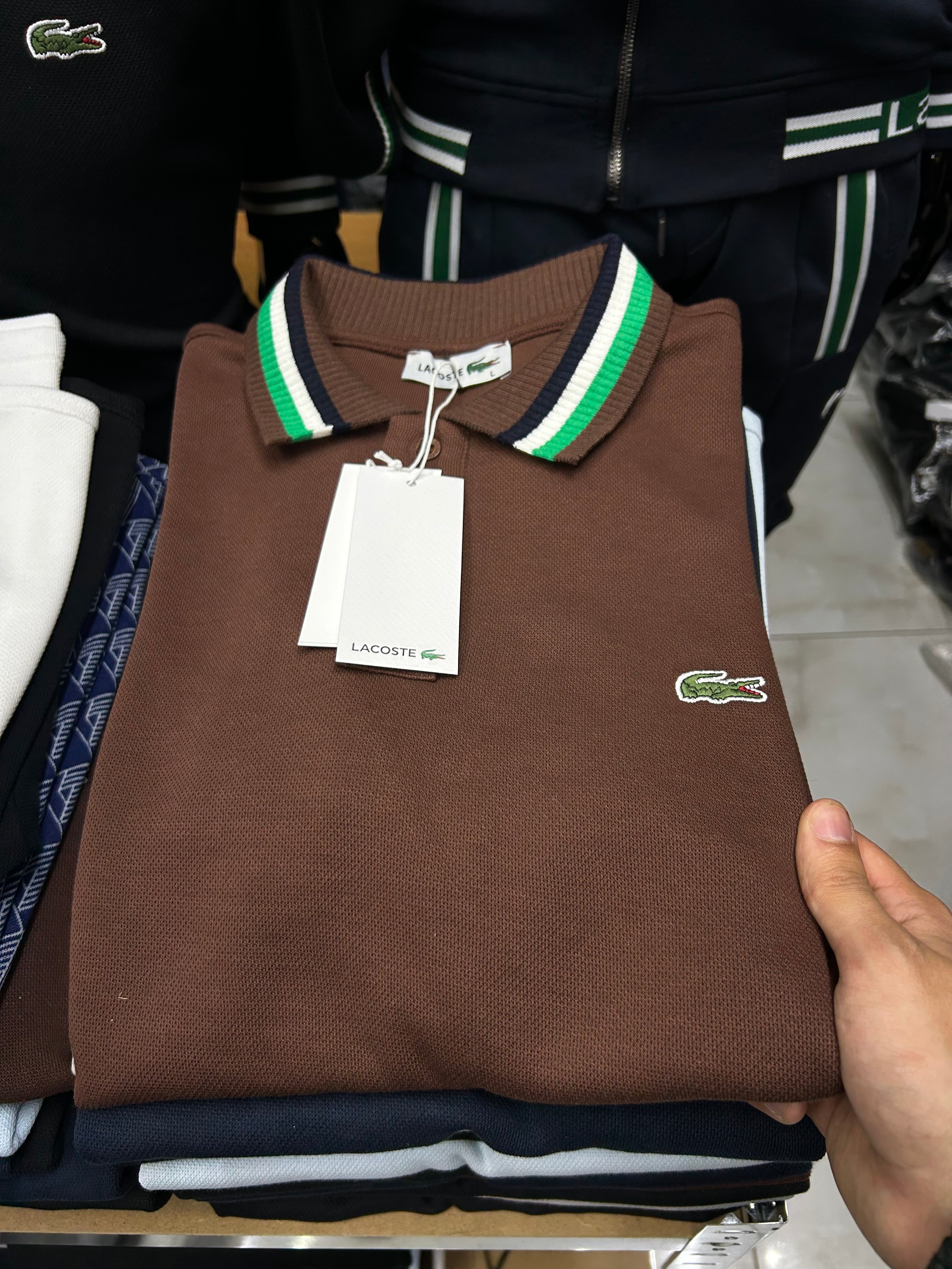 Lacoste Brown Polo T-Shirt